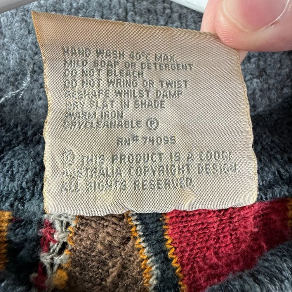 Coogi Classic Linen Blend Australia Sweater XL Pullover Colorful Authentic - Picture 13 of 16